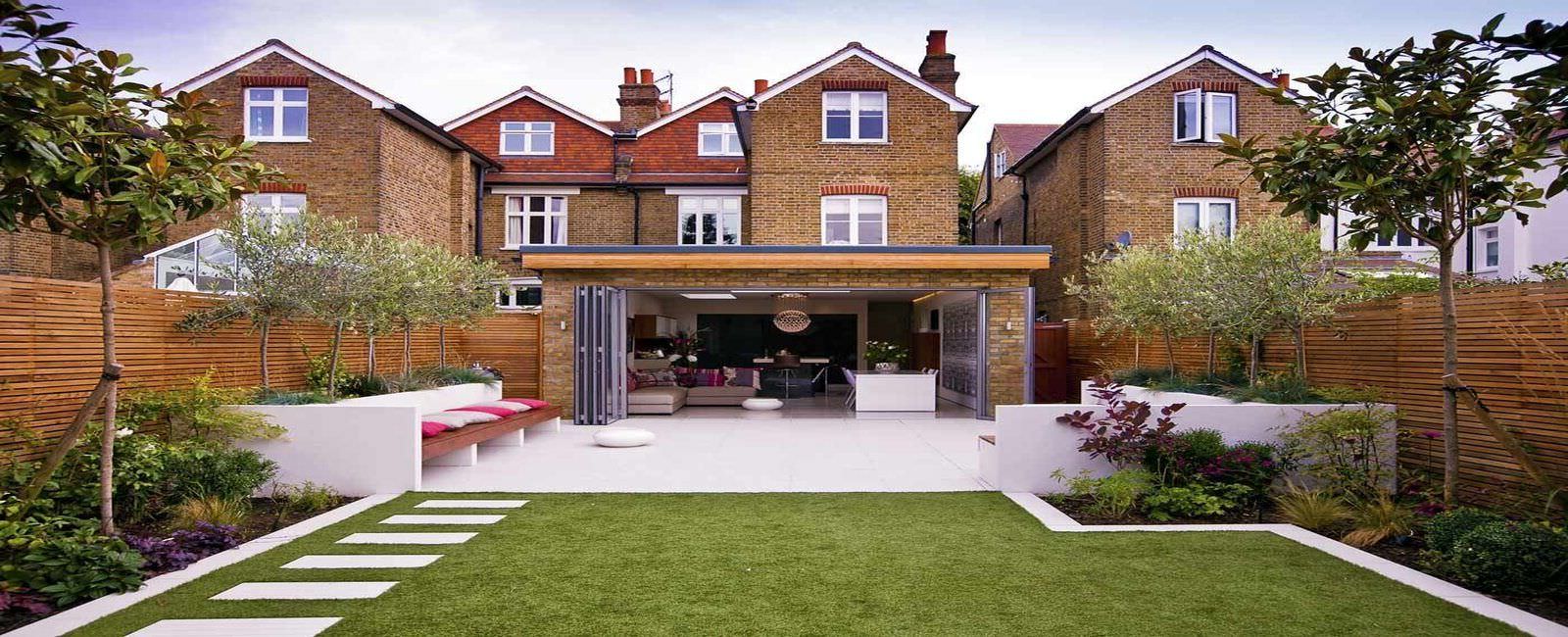 Ландшафтный дизайн участка таунхауса – множество идей и 35 фото от ...