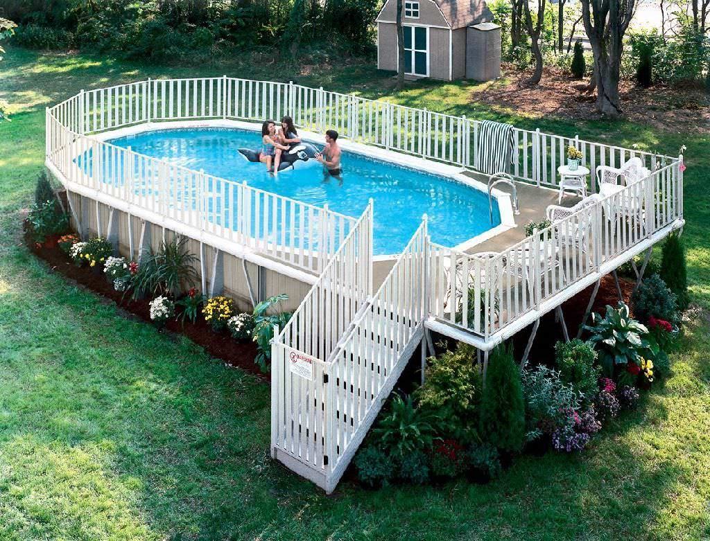 Дачный вариант бассейна. OK.RU Pool deck plans, Swimming pool decks, Building a 